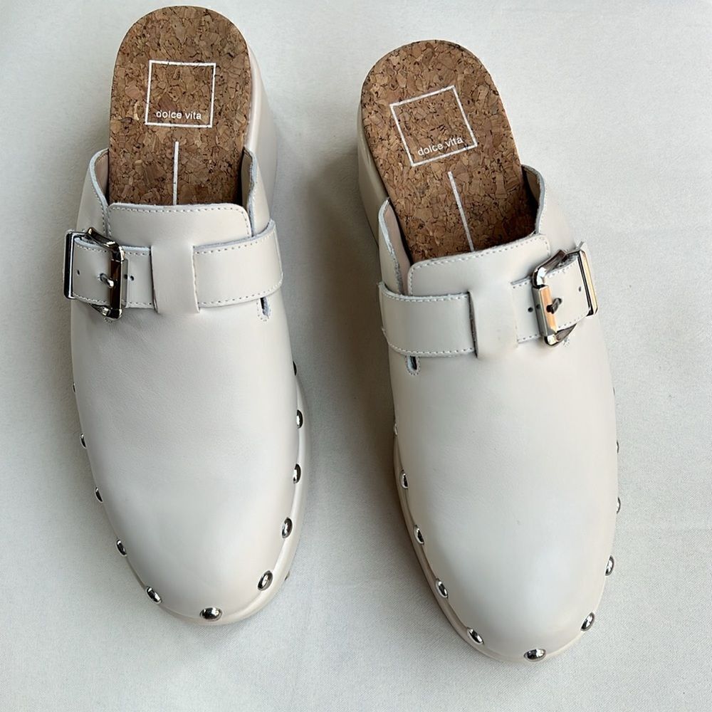 Dolce Vita Yevan Platform Mule in Ivory Size 8 - Picture 3 of 13